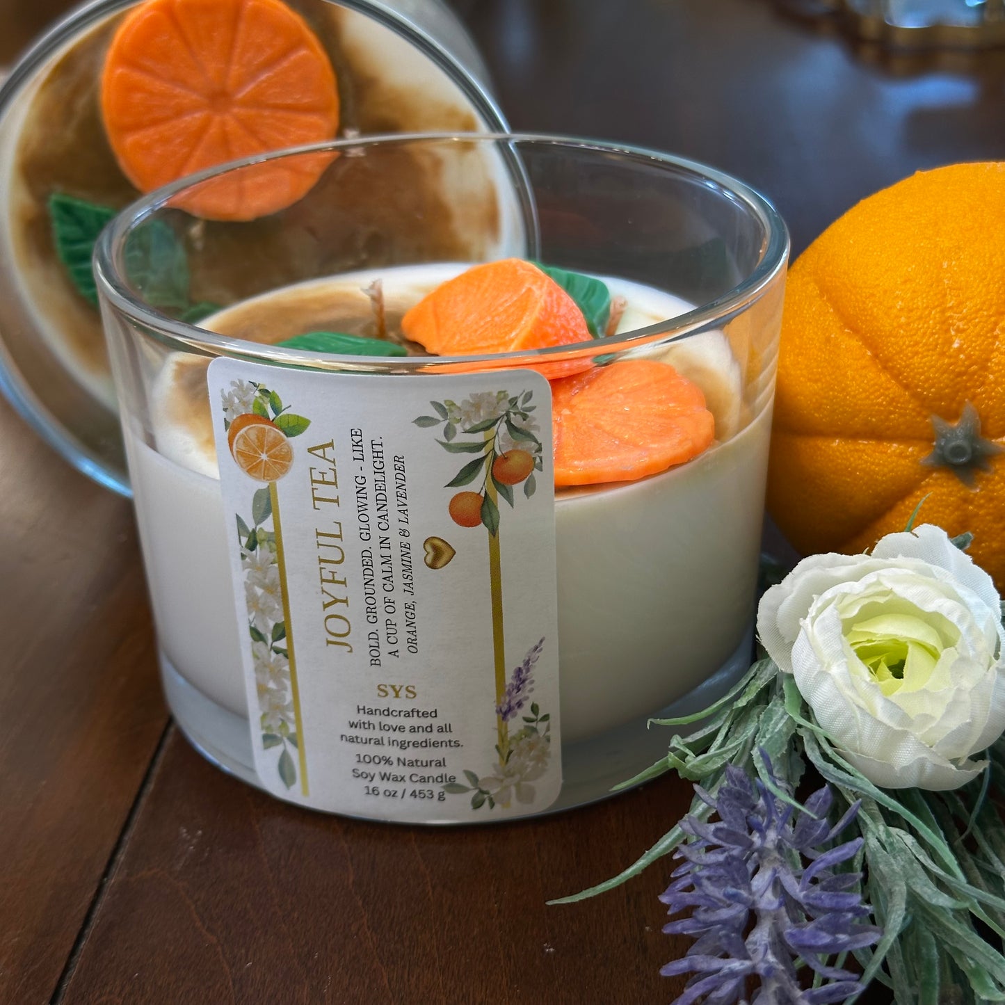 Joyful Tea Candle