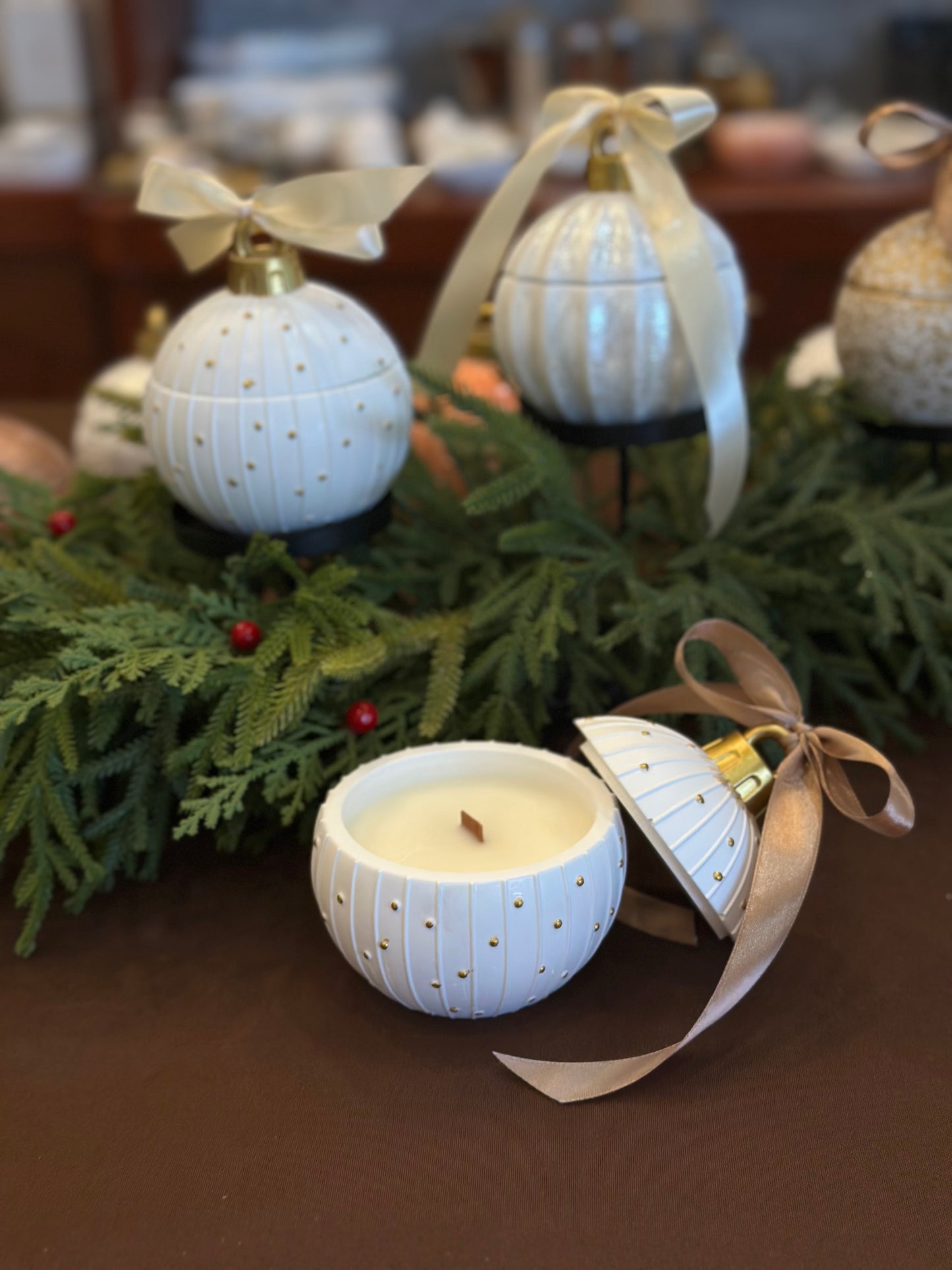Christmas Bauble Candle