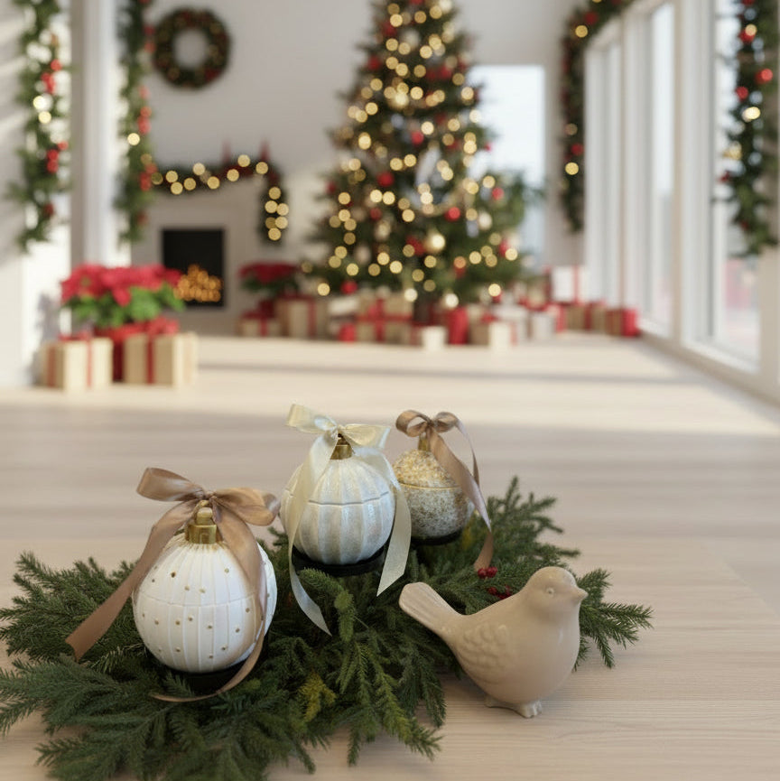 Christmas Bauble Candle
