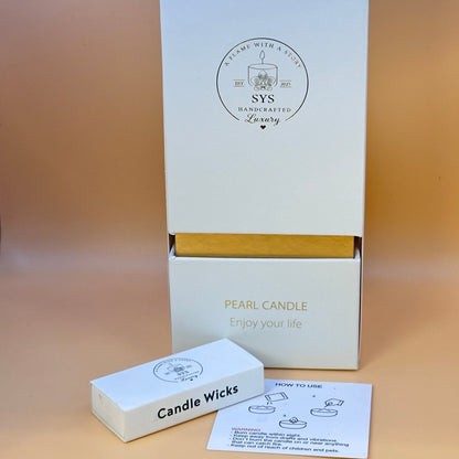 Pearl Candle Black/Fig