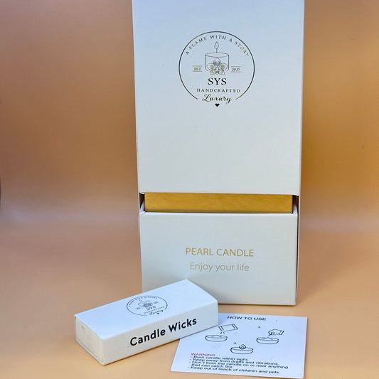 Pearl Candle Black/Fig