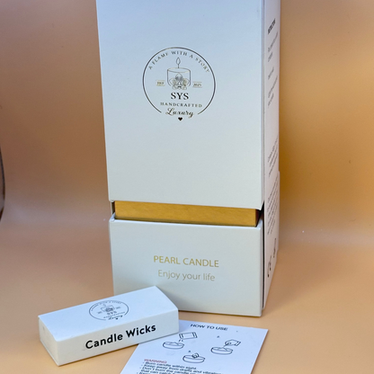 Pearl Candle Black/Fig